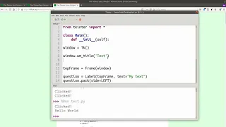 Tkinter - Getting values and structuring your program