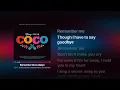 COCO - Remember Me (Lullaby) (Lyrics) |  Disney