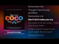 COCO - Remember Me Lullaby Disney