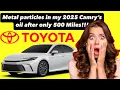 2025 Toyota Camry Oil Change Proof that break-in oil changes matter metal particles in my oil