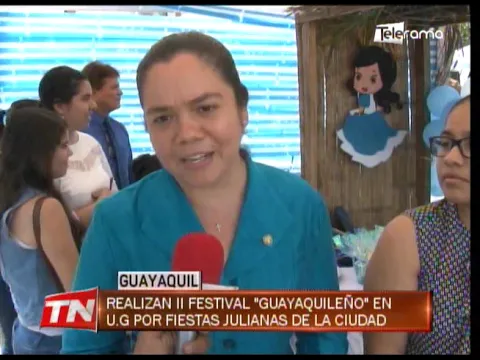 Realizan II festival Guayaquileño en U.G. por fiestas Julianas de la ciudad
