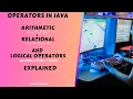 Java Basics Arithmetic Relational and Logical Operators Core Java