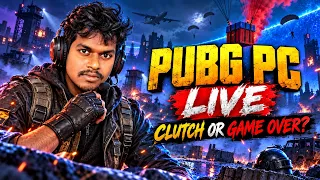 🔴 PUBG PC LIVE 🇮🇳 | आख़िरी ज़ोन: क्लच होगा या गेम ओवर? 🔥