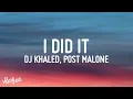 Download Lagu DJ KHALED - I DID IT (Lyrics) ft. Post Malone, Megan Thee Stallion, Lil Baby \u0026 DaBaby