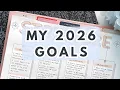 My 2026 Yearly Goals Making a Planner Goal Setting Page