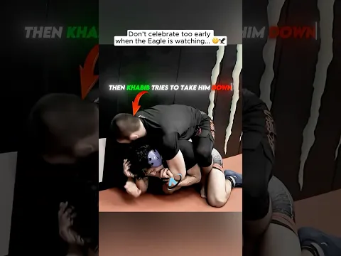 Khabib took that personally... 💀💯
