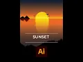 Create a Beautiful Sunset in Adobe Illustrator Tutorial