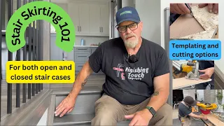 How I rescued an old set of stairs: with stair skirting