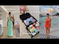 PACK AND PREP tropical summer trip