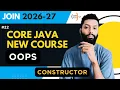 this keyword Constructor in Java Explained in Hindi OOPs CodeHunt