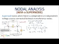 NODAL ANALYSIS with a SUPERNODE Example NO 3