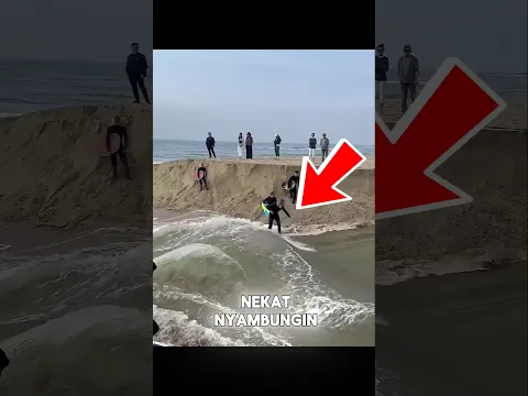 Nekat Nyambungin Sungai ke Laut, Hasilnya Bikin Syok! 🌊😱 #shortvideo