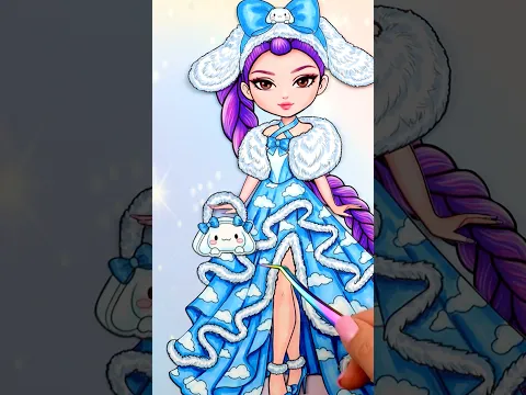 Coloring Cinnamoroll purse with Ahuhu Art Markers #colorwithme #coloreaconmigo