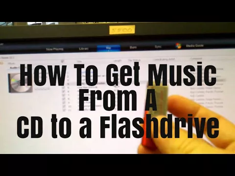 Download MP3 How to get your music from your CD to a Flash Drive with Windows 10 and Media Player 12