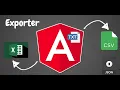 Angular Export data into CSV Excel using an export service utility
