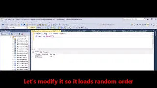 MSSQL - Select a random row from database table