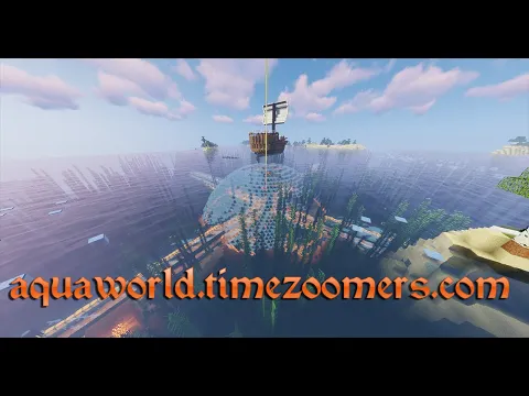 Minecraft server video for TimeZoomers Aquatic