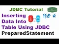 Inserting Data Into Table Using JDBC PreparedStatement JDBC PreparedStatement KK HindiGyan