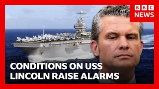 Conditions on US aircraft carrier raise alarms after more than 250 days at sea BBC News