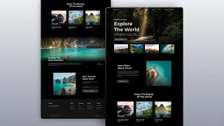 Responsive Travel Website Design Using HTML CSS JavaScript