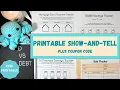 Printable show- -tell spending trackers debt trackers savings trackers etc plus free printable