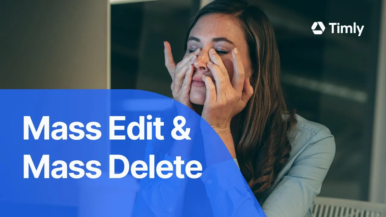 Can Timly...? #8: Mass Edit & Mass Delete Inventory