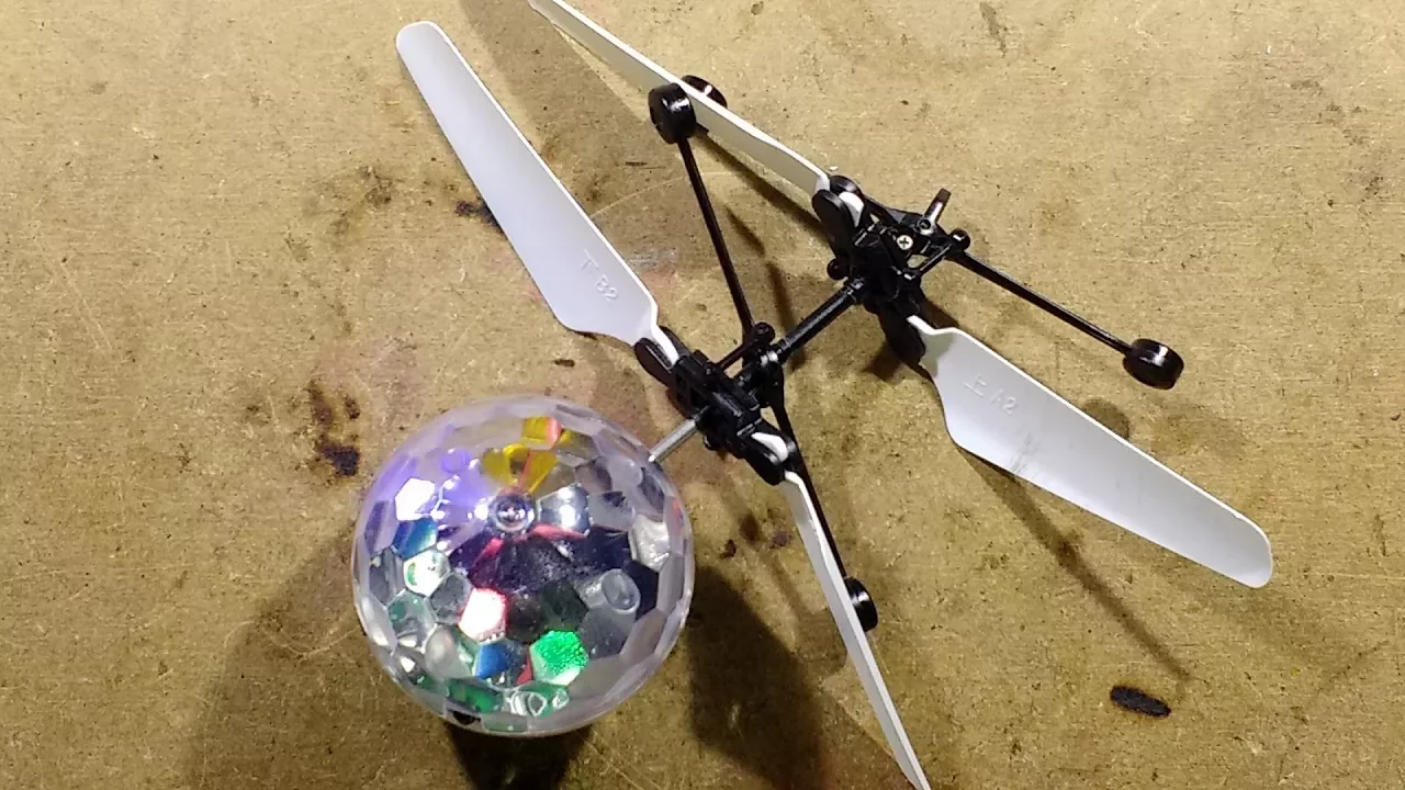 Random trajectory flying disco eyeball chopper.