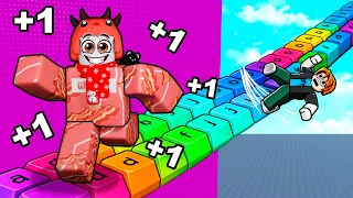 escapa  del TECLADO de velocidad +1 EN ROBLOX..