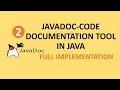 Javadoc Code Documentation Tool in Java Implementation 02