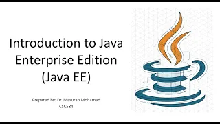 Introduction of Java Enterprise Edition