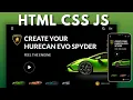 How to Build a Dynamic Responsive Sports Car Website Landing Page HTML CSS JS Carousel