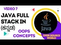 OOP In Core Java Java Full Stack Course In Kannada OSW 7