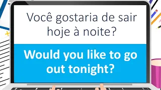 AULA DE INGLÊS PARA CONVERSAÇÃO, APRENDA INGLÊS MAIS RÁPIDO #062