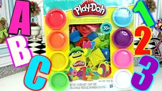 Learn The ABC Numbers and Colors with Play Doh world of Toys!