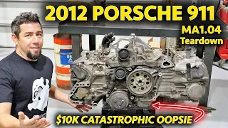 $10K Engine RUINED! How Did This Porsche 911 MA1 Flat 6 Fail? Full MA1.04 3.4L Teardown!