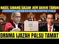 Lagu GEMPAR SIDANG IJAZAH JOKOWI HARI INI, AKHIRNYA HAKIM KETOK PALU. DRAMA IJAZAH TAMAT TOTAL?