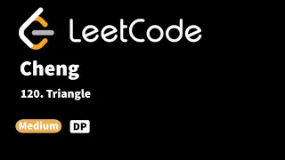 LeetCode 120 Triangle