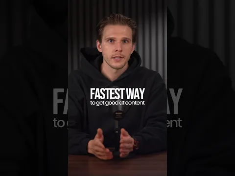 This is the fastest way to get good at content...
