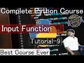 input function in python Python Tutorial for class 11 computer science