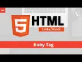 Ruby tag Rb tag Rt tag - html 5 tutorial in Hindi Urdu