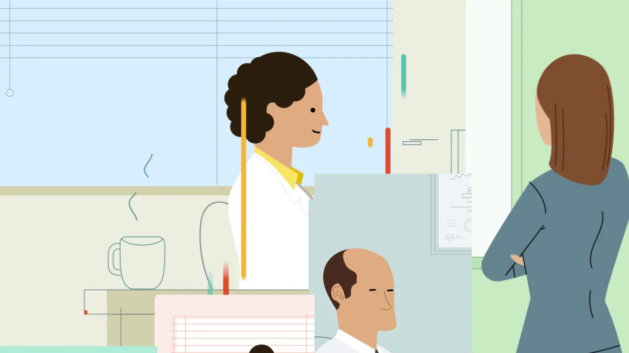 HealthCatalyst Minimal motion graphics video