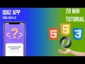 Quiz app tutorial using html css and js CodeNest No talking HTML CSS JS