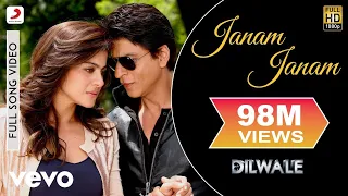 Janam Janam Full Video Dilwale Shah Rukh Khan Kajol Arijit Singh Antara Mitra Pritam 