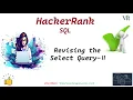 SQL-2 Revising the Select Query II HackerRank Solutions vitechtalks HackerRank SQL