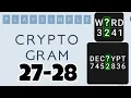 PlaySimple CRYPTOGRAM level 27 28