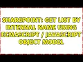 Sharepoint Get list by Internal Name using ECMAScript JavaScript Object Model 2 Solutions