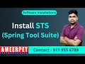 Installing Spring Tool Suite By Srinivas Ameerpet Technologies