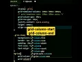 grid-column-start grid-column-end in css CSS3 css tutorial