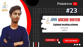 What is Unicode Understanding ASCII and Unicode Java Course Java Tutorial Pointers