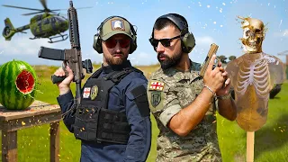 Drone vs Balloon vs Assault Rifle – Insane Shooting Duel!